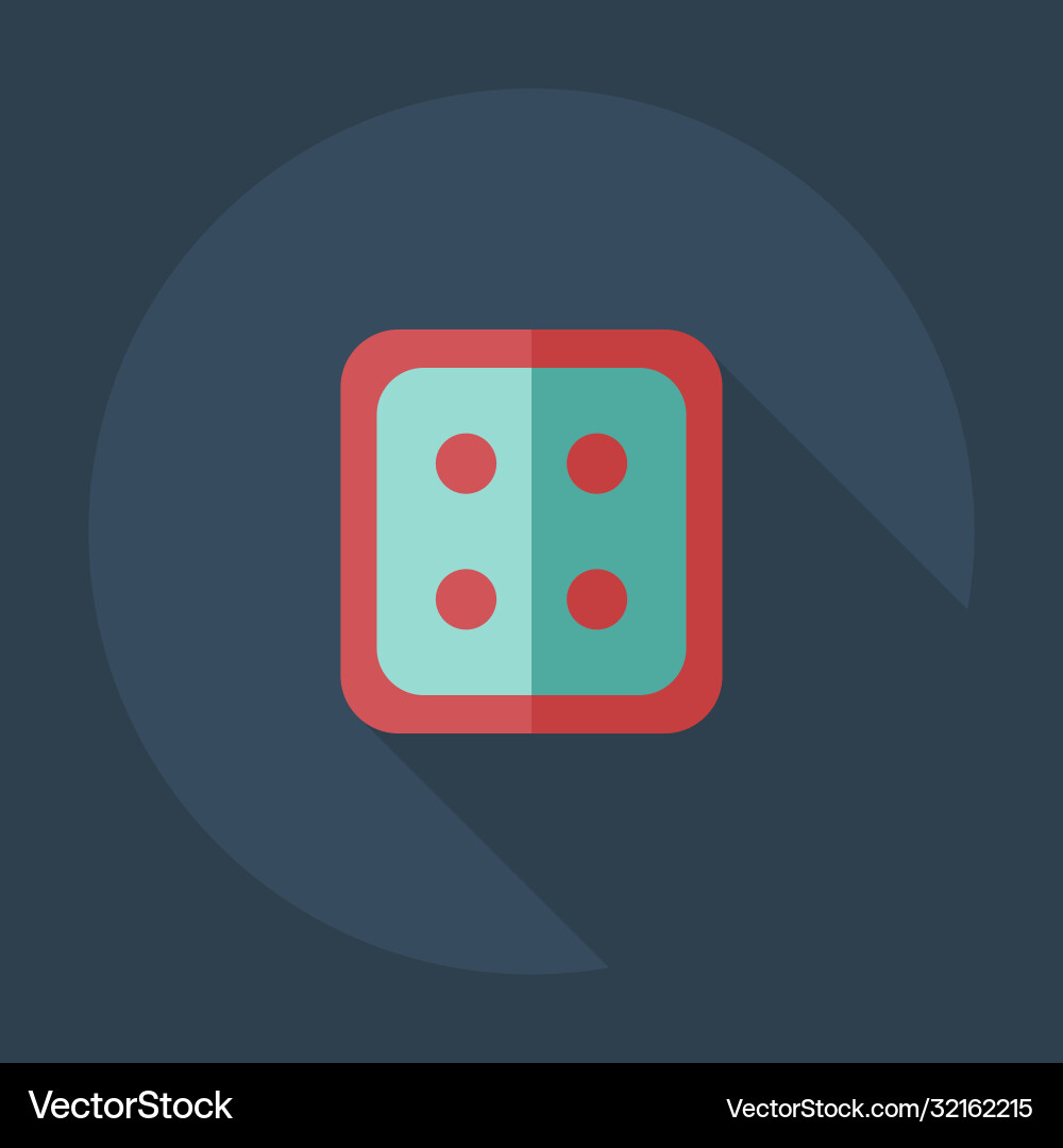 Flat modern design with shadow icons button Vector Image