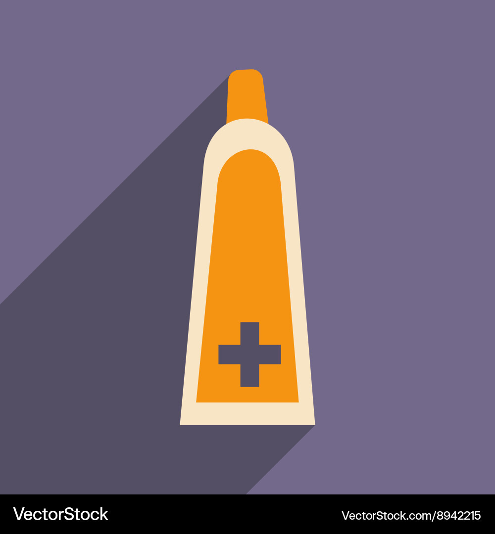 Flat with shadow icon and mobile application vector image