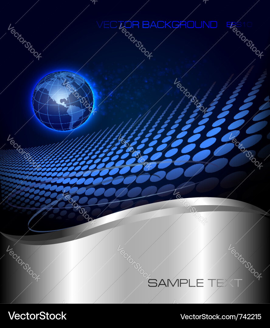 Modern Tech Background vector image