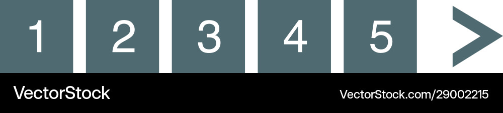 Pagination bar set electronic pages for web site Pagination bar set electronic pages for web site Vector Image