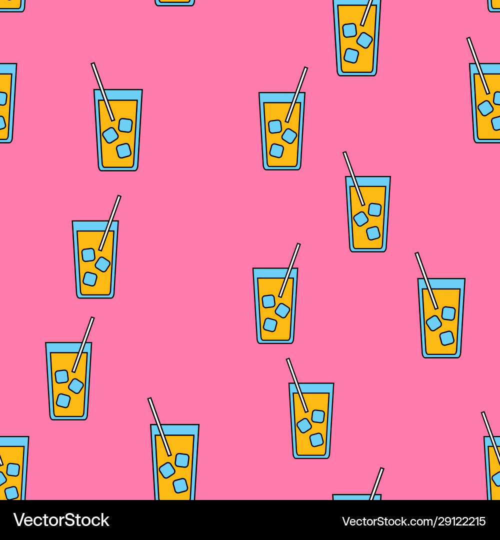 Seamless pattern simple abstract alcoholic vector image