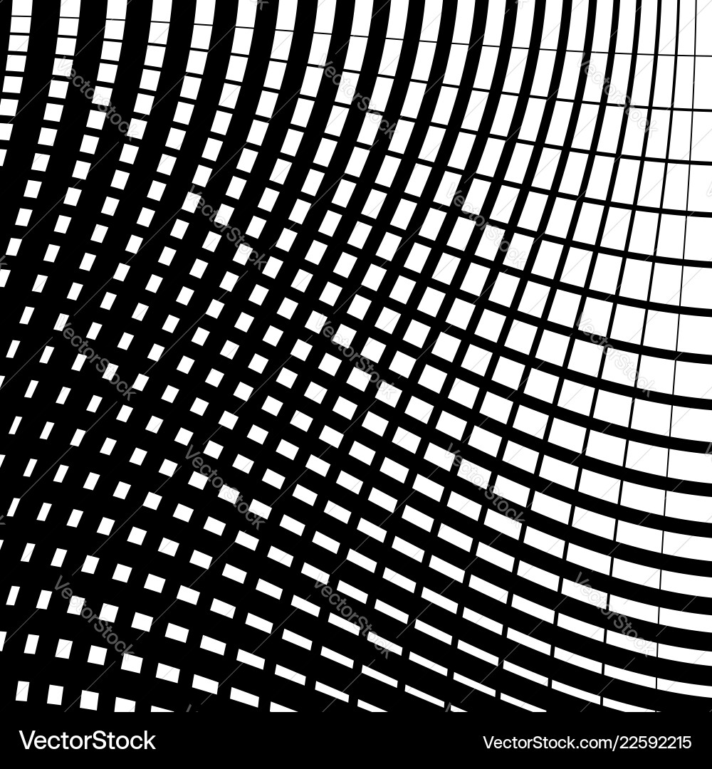 Warped Grid Mesh Pattern vector image