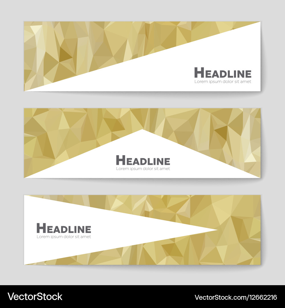 Abstract layout background set for art vector image
