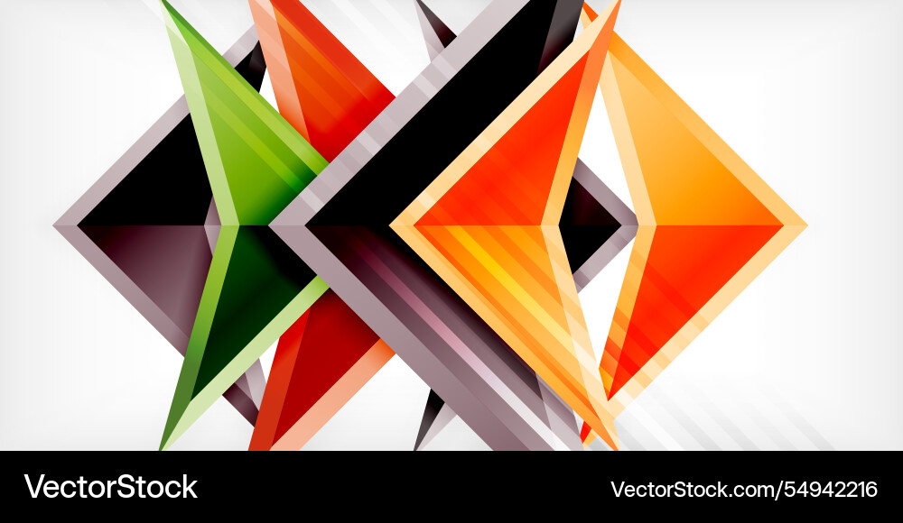 Arrows with 3d effect abstract background Arrows with 3d effect abstract background vector image