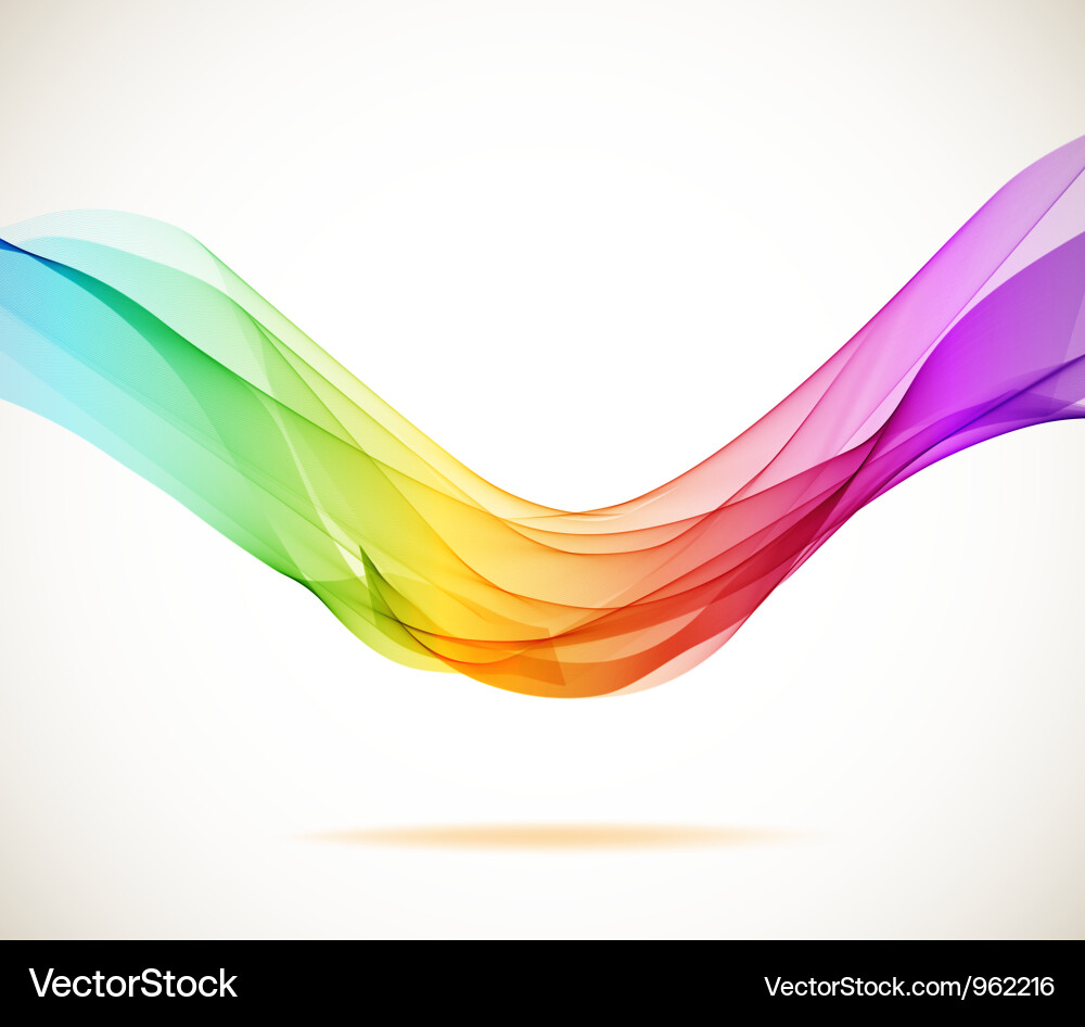 Colorful Wave Abstract Background Vector Image