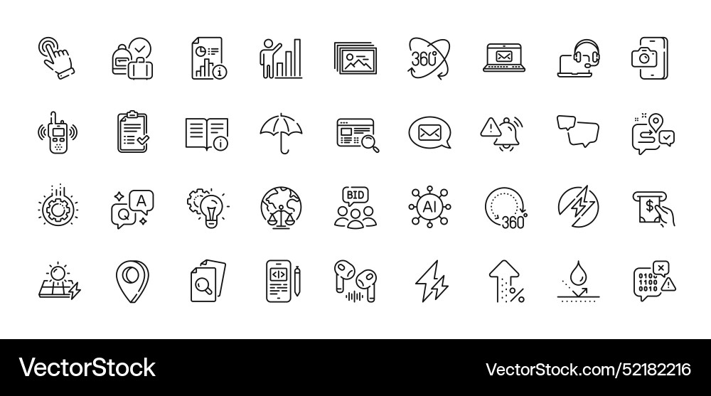 Cursor website search and technical info line Cursor website search and technical info line Vector Image