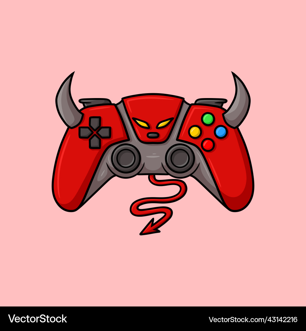 Devil joystick game controller Vector Image
