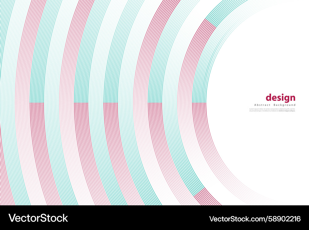 Dynamic Abstract Lines Pattern Vector Image