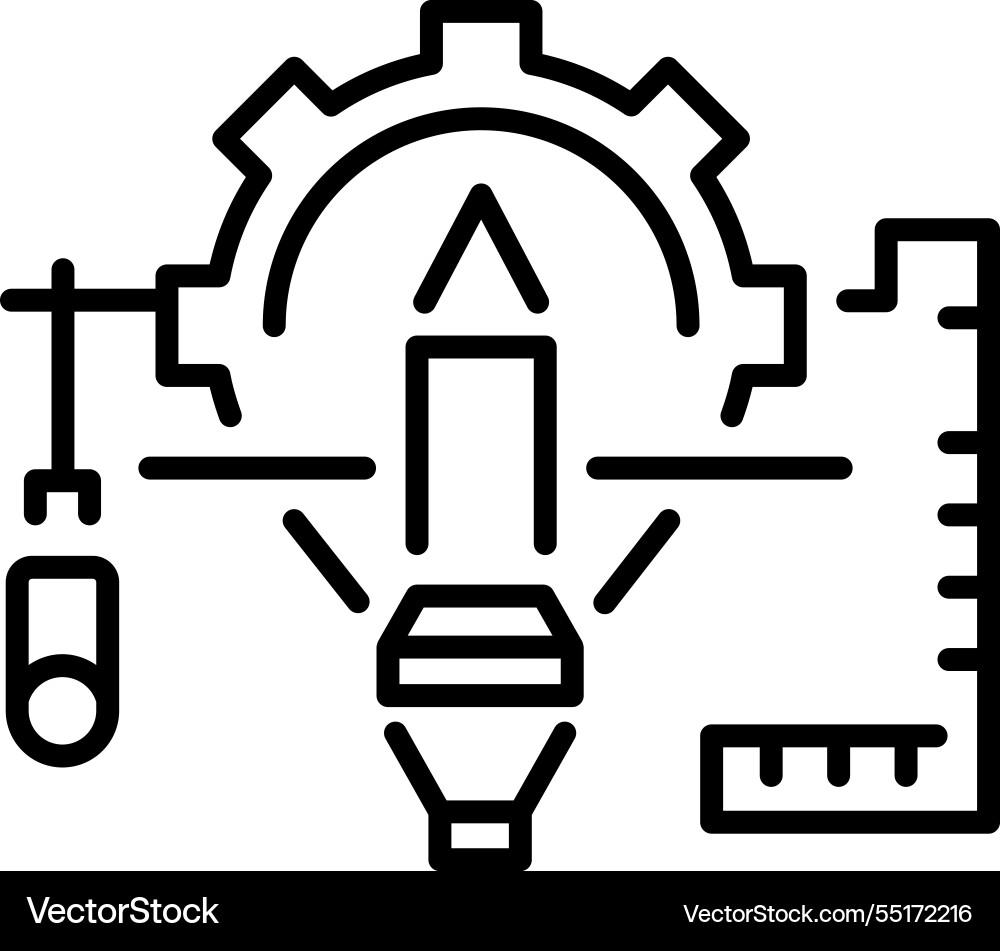 Modelling tool Vector Image