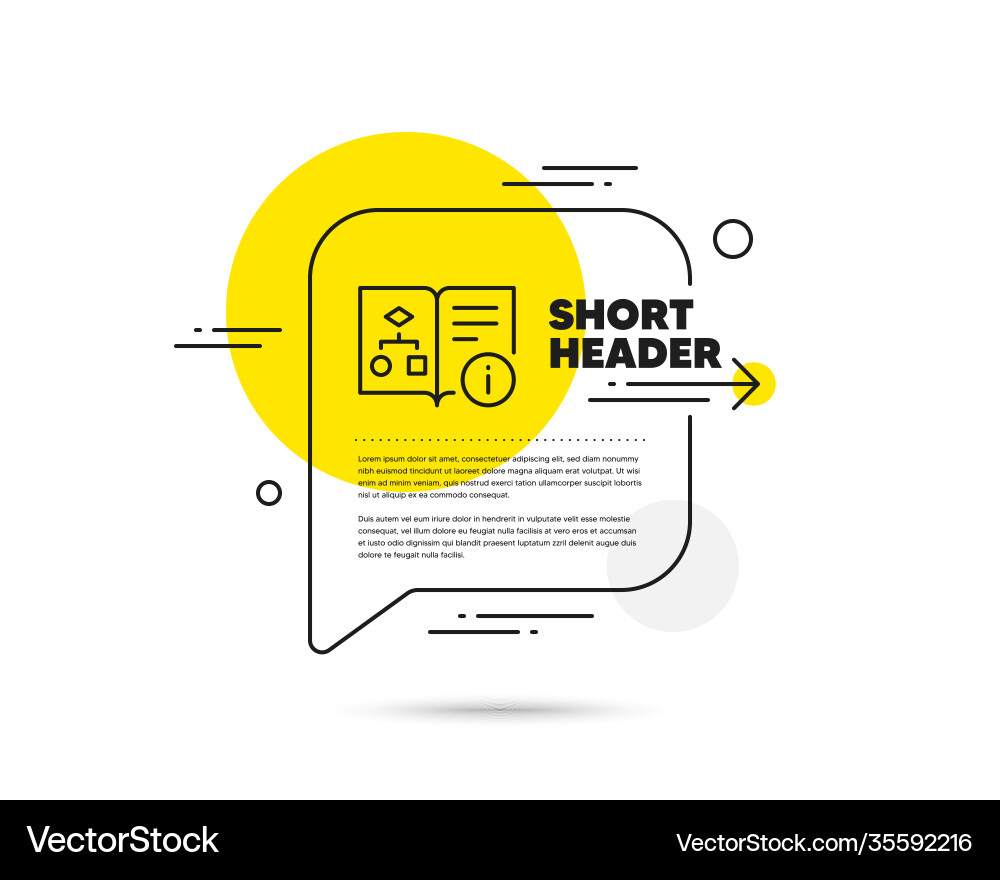 Technical algorithm line icon project Technical algorithm line icon project vector image