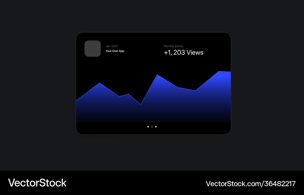 Digital gradient graph diagram ui interface Digital gradient graph diagram ui interface vector image