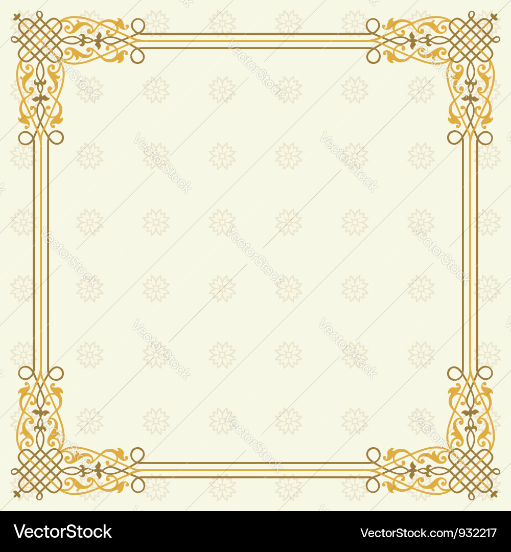Elegante Rahmen Vektorbild