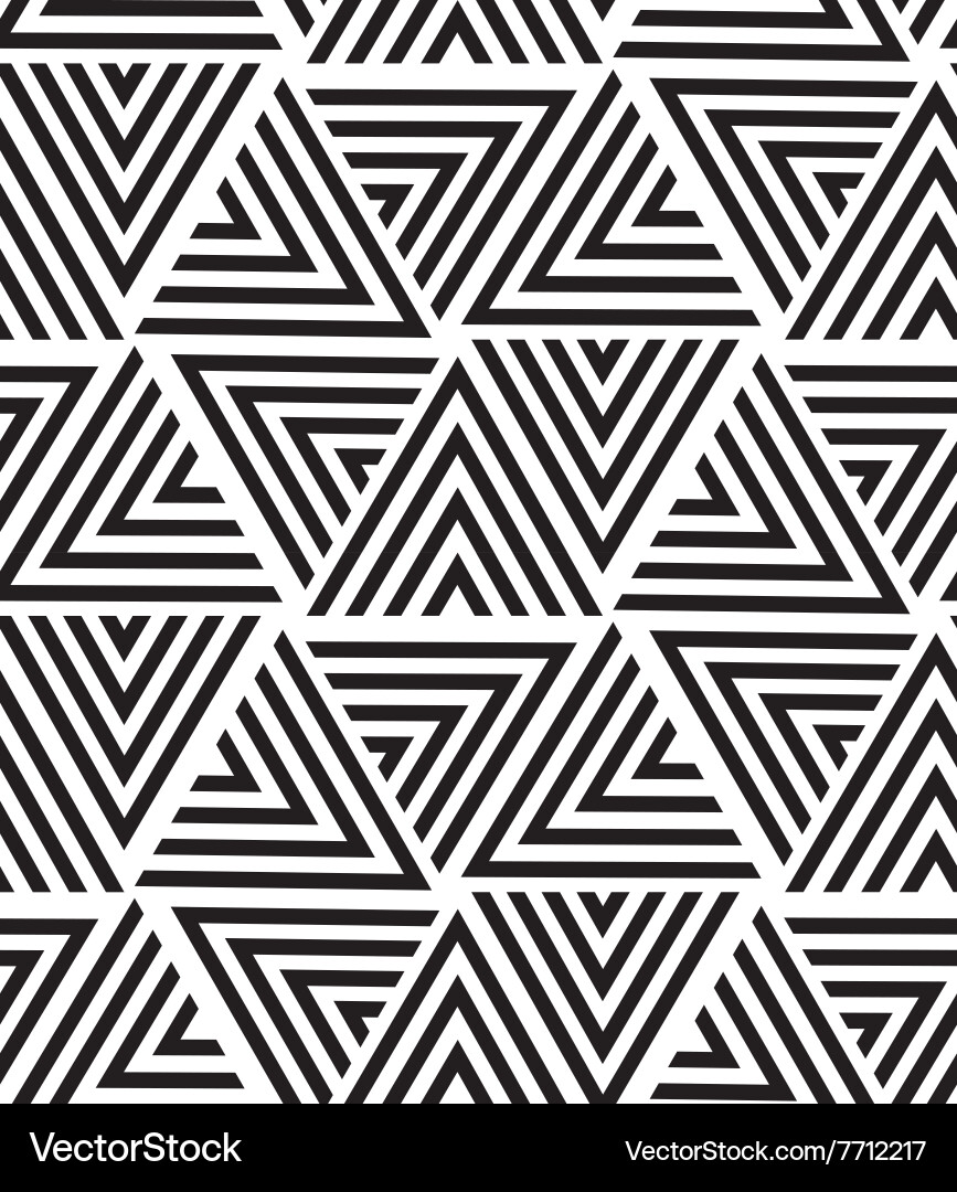 Geometric Triangle Grid Vector Image