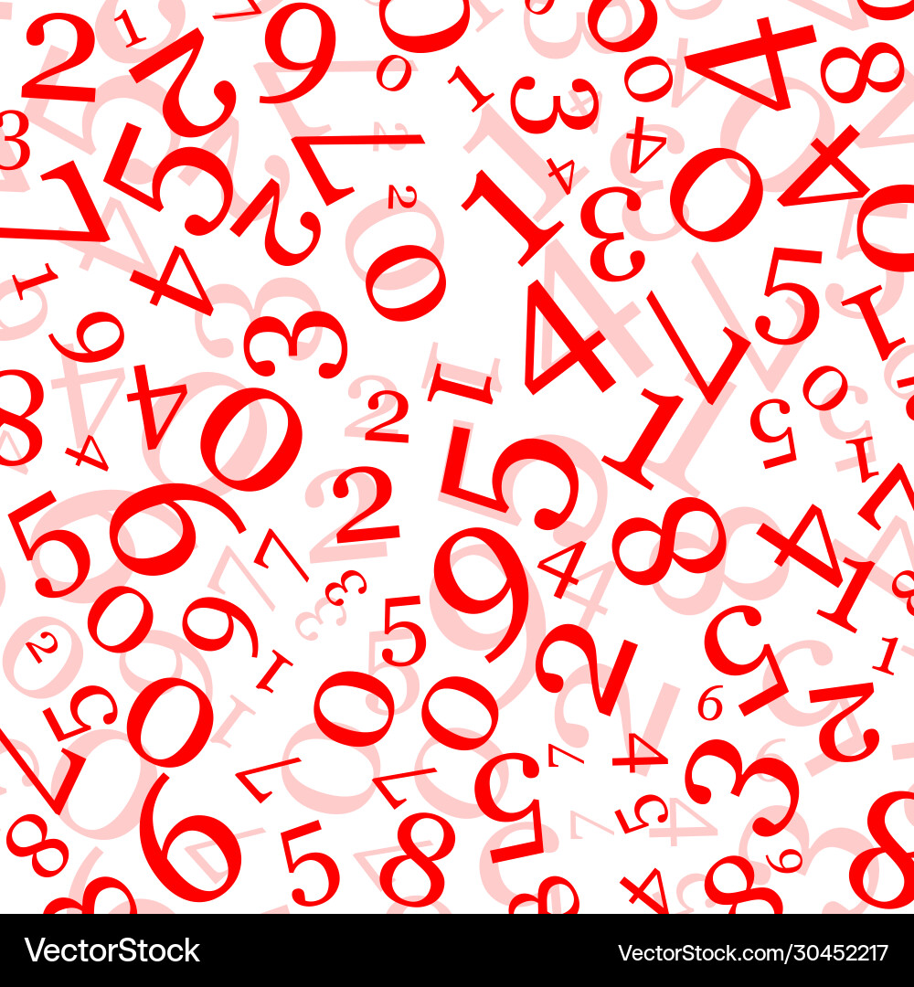 On a white background in random order are red On a white background in random order are red vector image