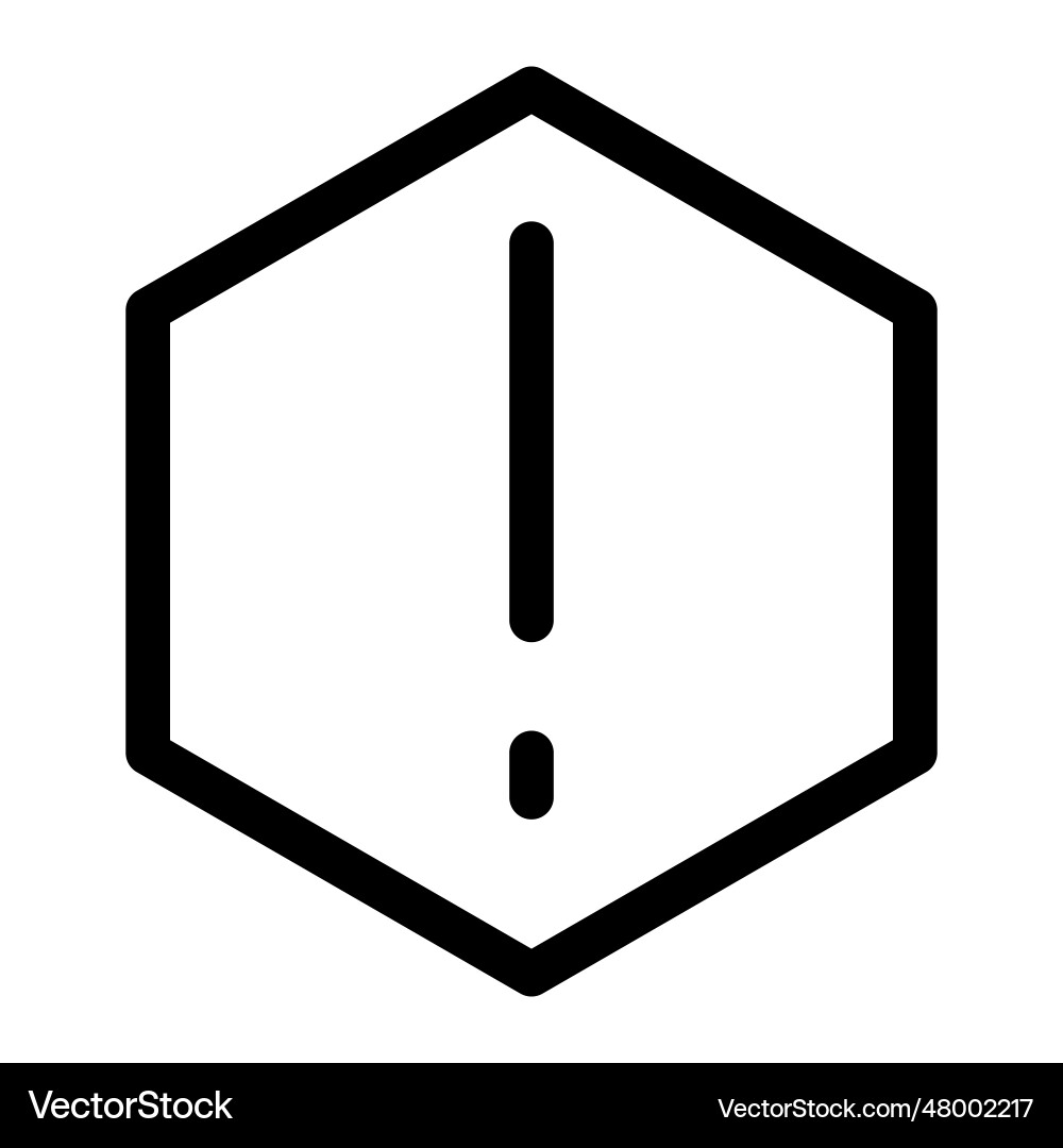 Security alert indicator in cyberspace vector image