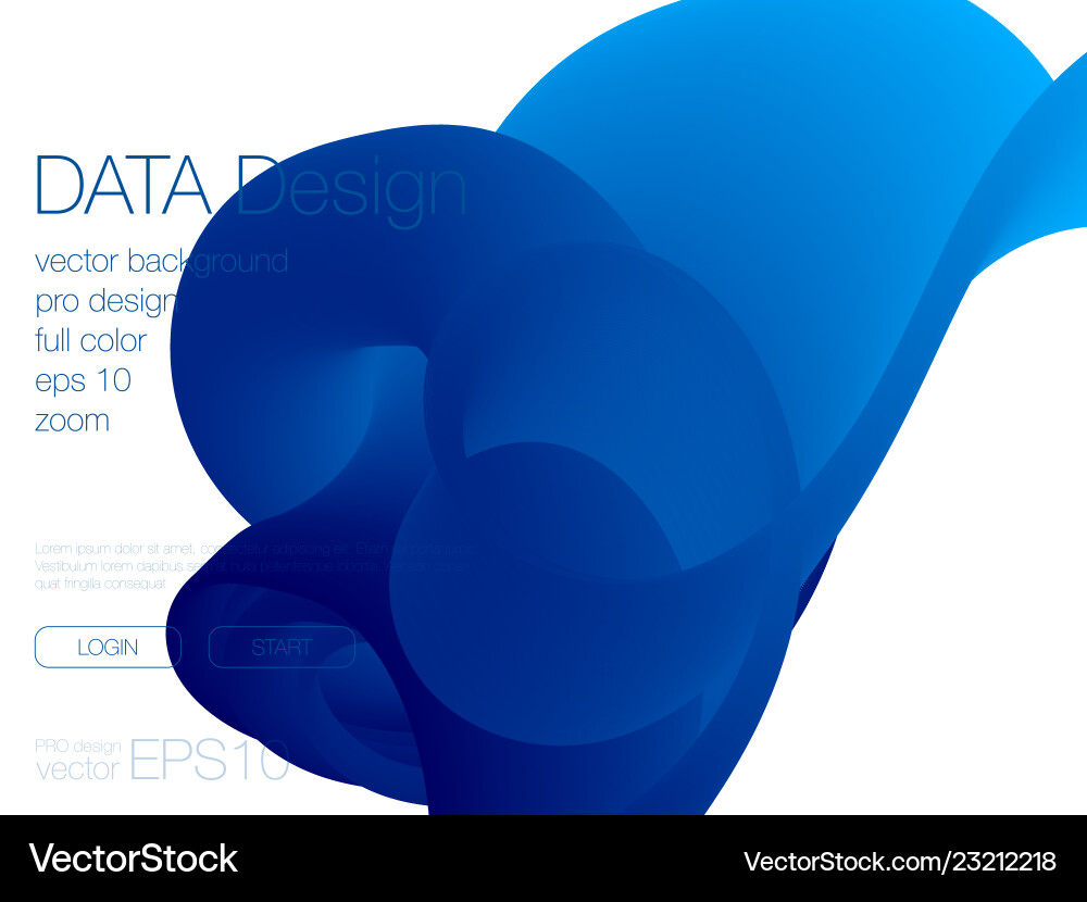 Abstract blend background template for web site Vector Image
