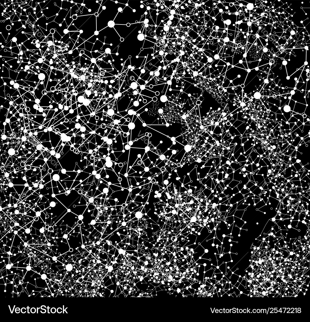Abstract polygonal background with connected dots Abstract polygonal background with connected dots vector image