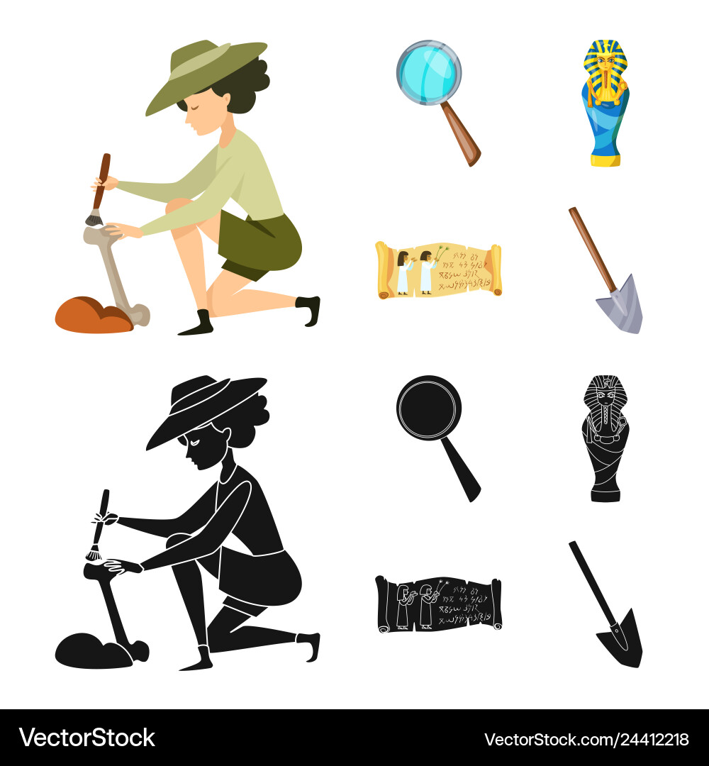 Isolated object of story and items symbol set Isolated object of story and items symbol set vector image