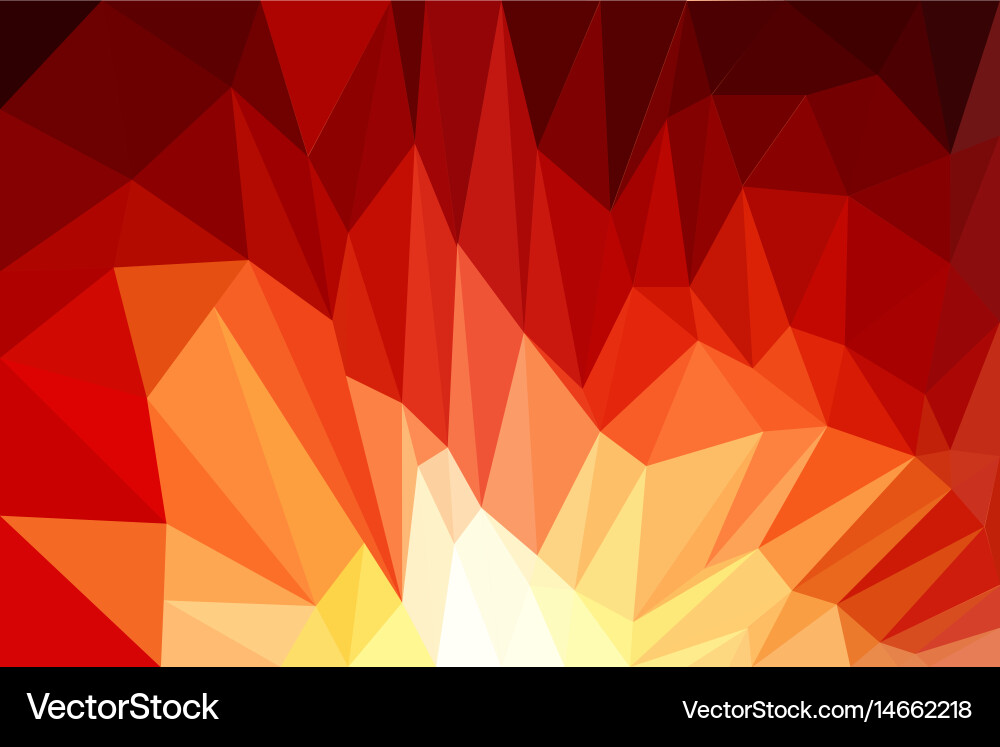 Red background design web abstract low poly Vector Image