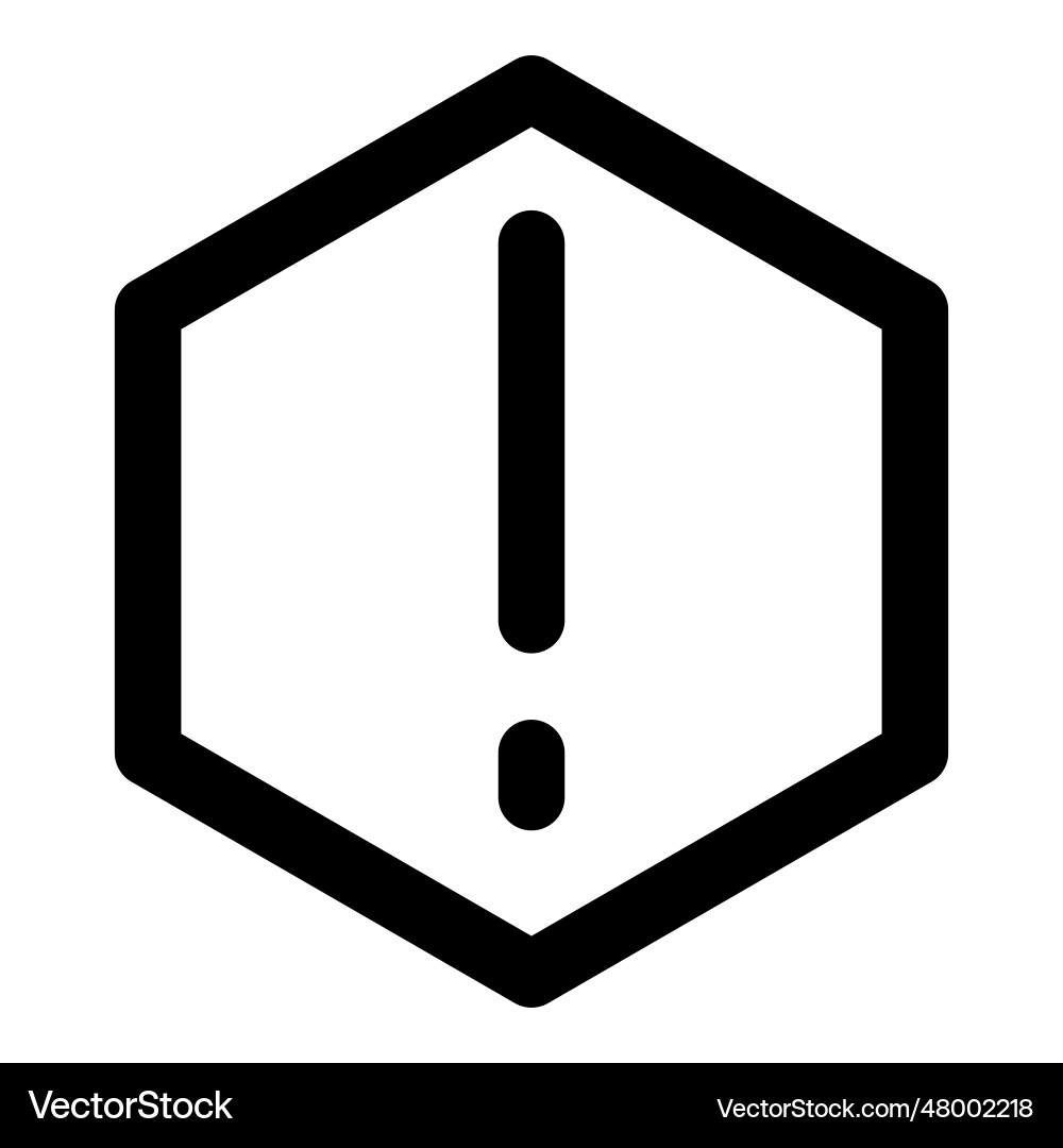 Security alert indicator in cyberspace Vector Image