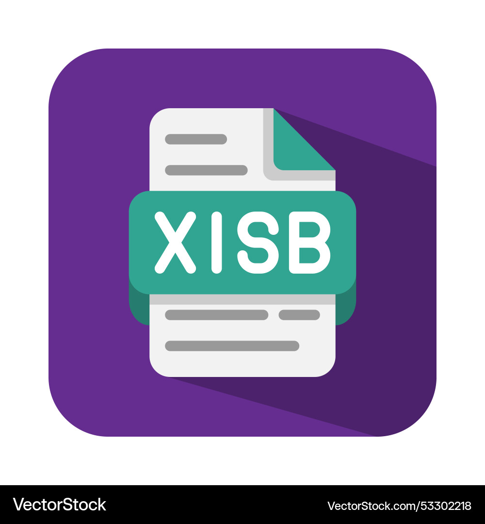 Xlsb document file format flat icons suitable Xlsb document file format flat icons suitable vector image