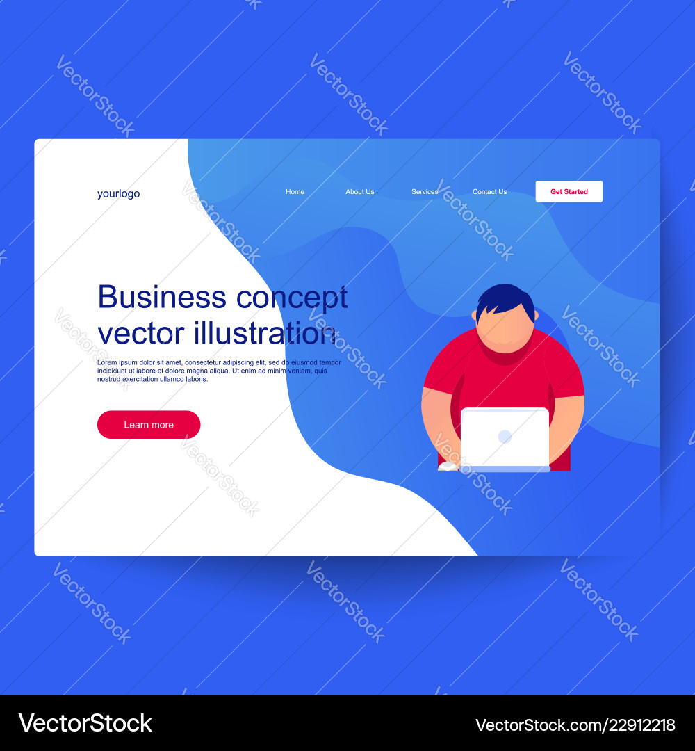 Young Programmer Coding vector image
