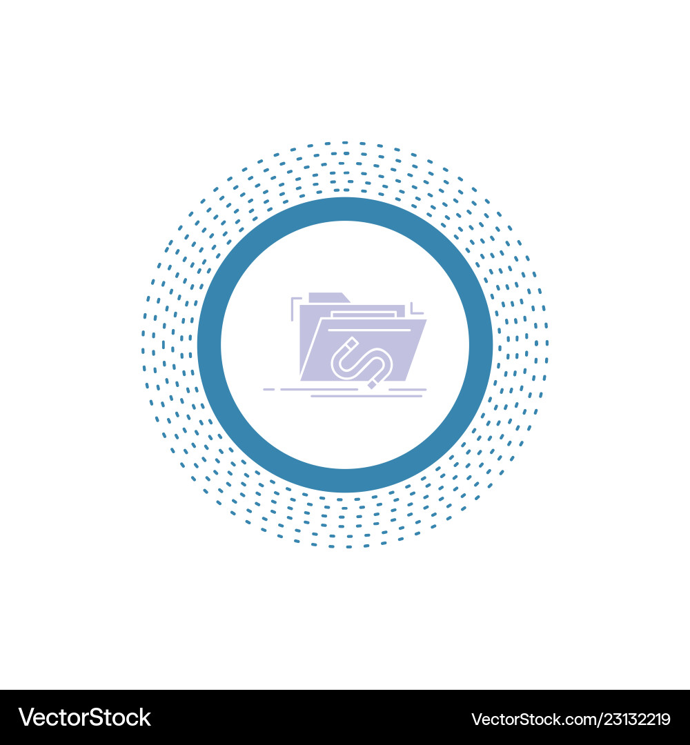 Backdoor exploit file internet software glyph Backdoor exploit file internet software glyph vector image