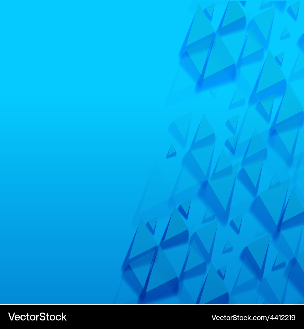 Background abstract polygon triangle vector image