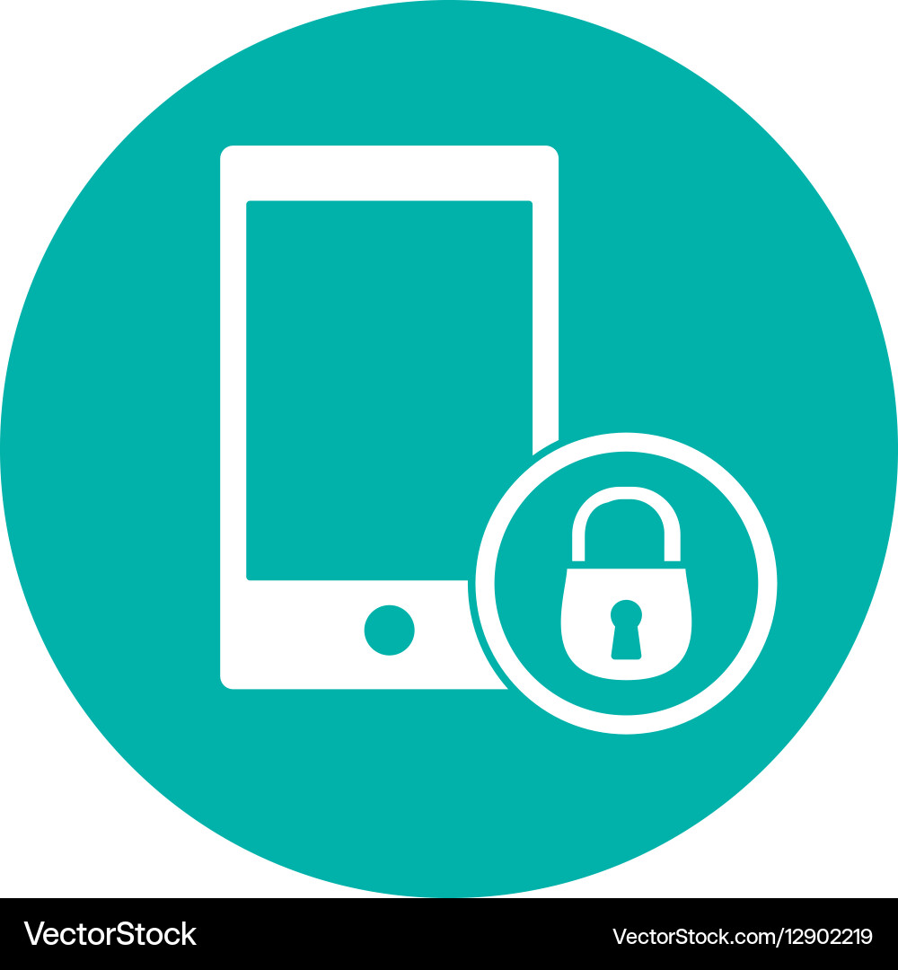 Digital or internet security two tone button icon Vector Image