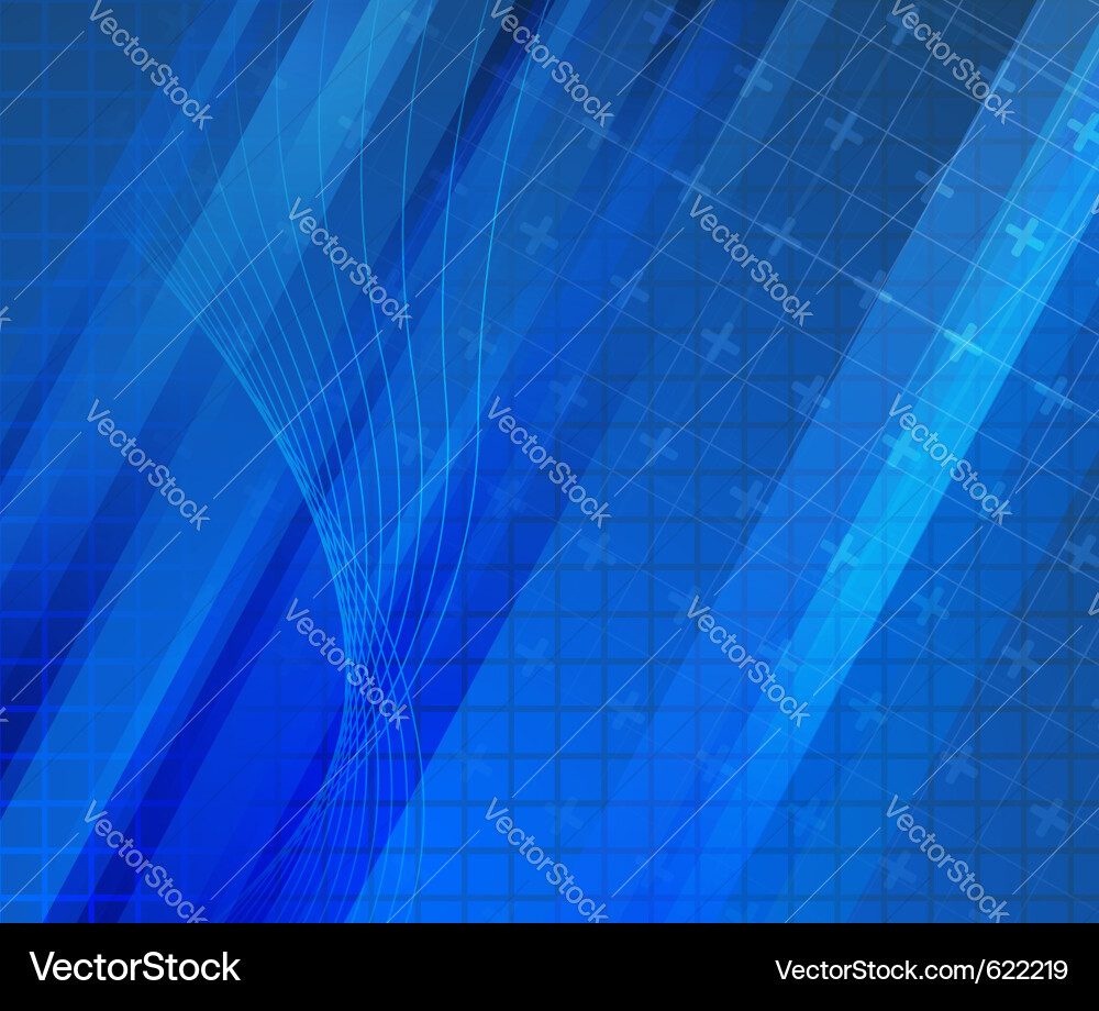 Dynamic Blue Gradient Background Vector Image