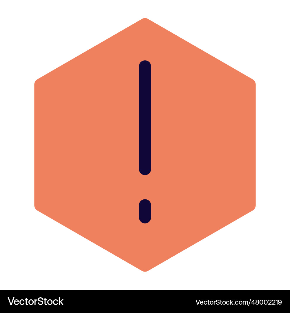 Security alert indicator in cyberspace Vector Image