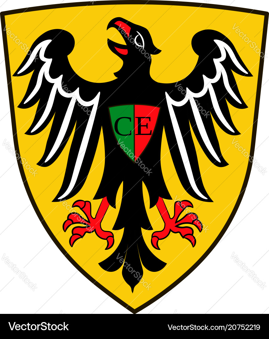 Wappen esslingen am Hals Wappen esslingen am Hals vektorbild