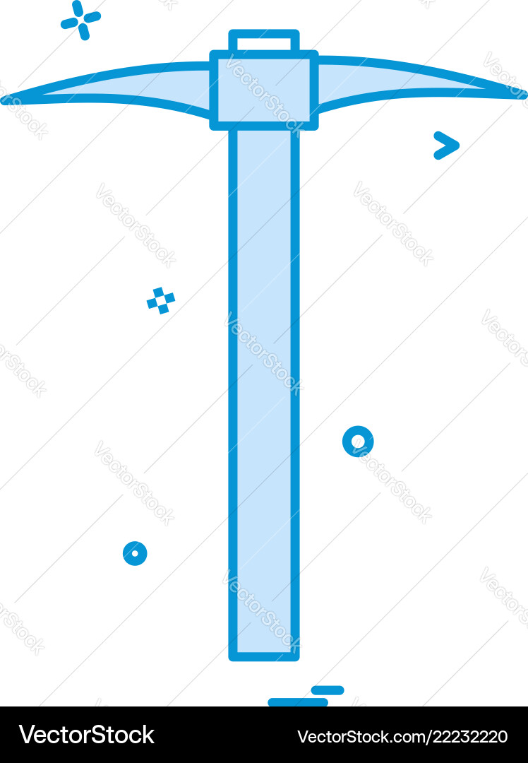 Pickaxe tool design Vector Image