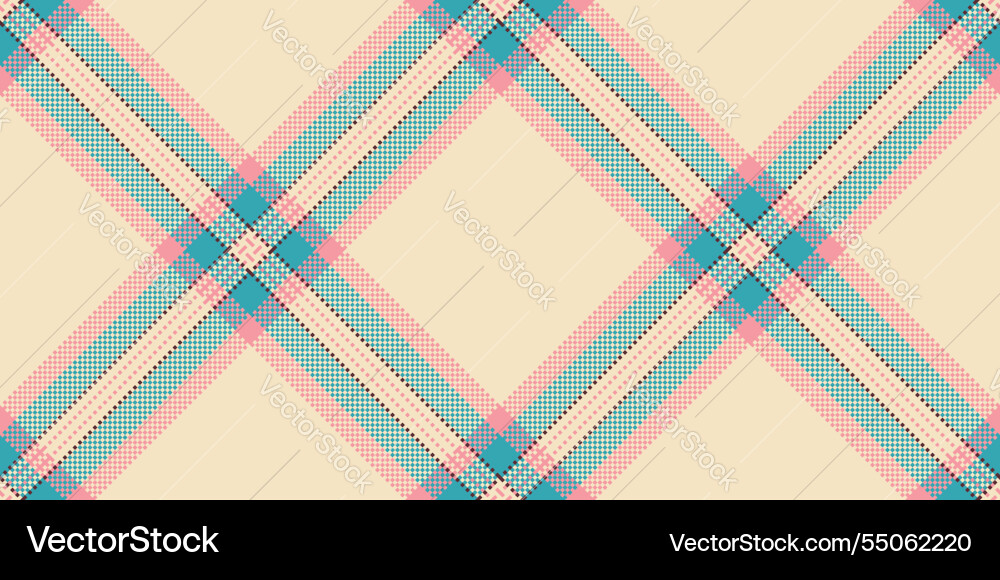 Scenery check background fabric sketching texture vector image