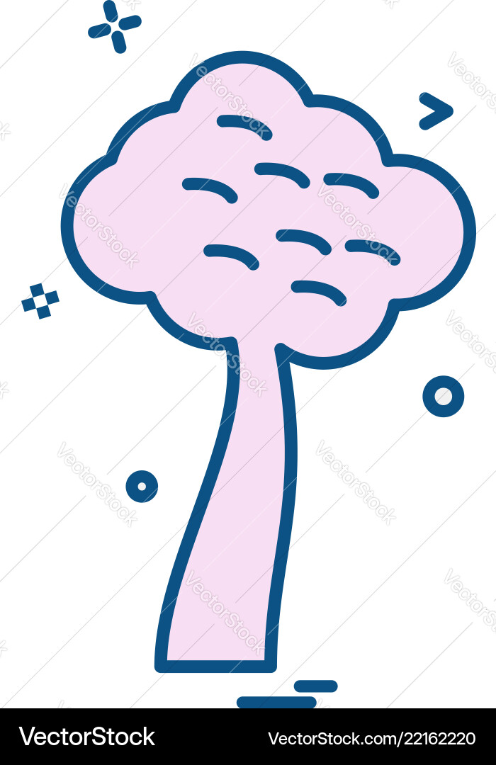 Tree icon design Tree icon design vector image