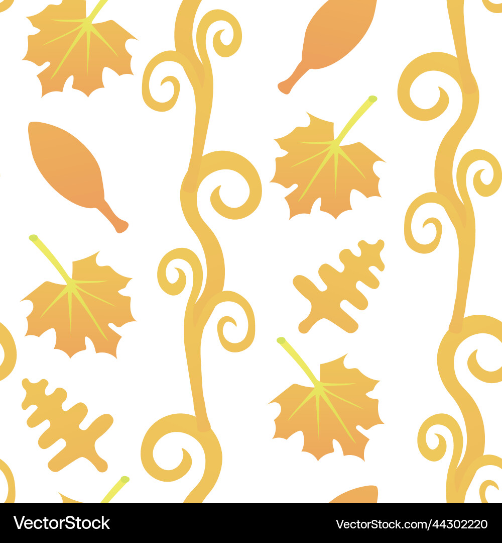 Web of a seamless pattern autumn Web of a seamless pattern autumn vector image