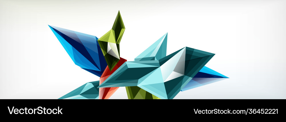 3d triangles and pyramids abstract 3d triangles and pyramids abstract vector image