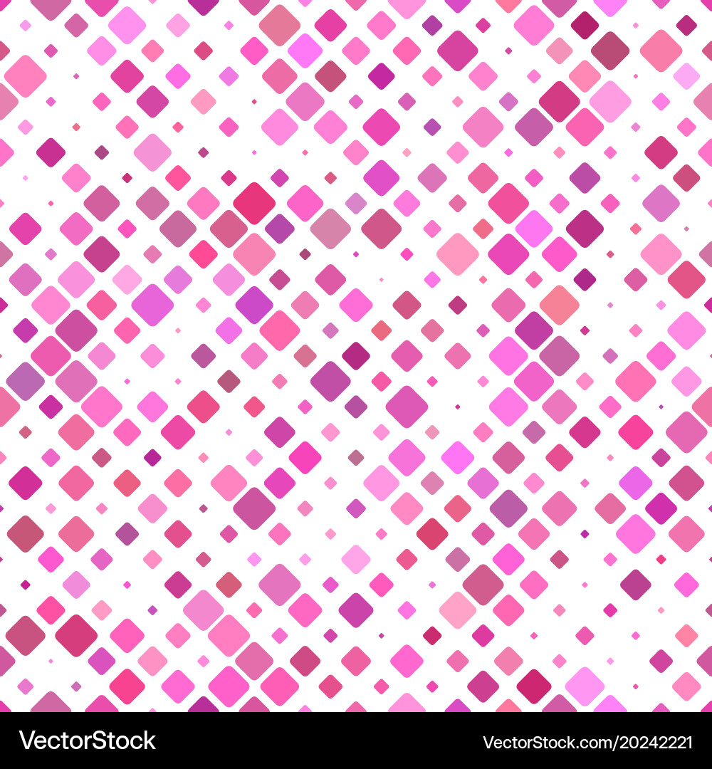 Abstract diagonal square pattern background vector image