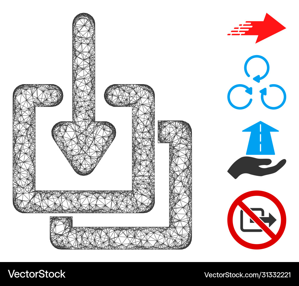 Downloads web mesh Downloads web mesh vector image