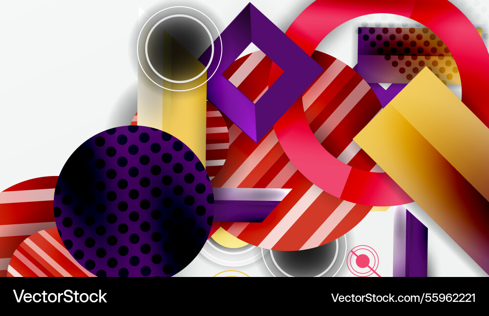 Dynamic complex geometric abstract background Dynamic complex geometric abstract background vector image