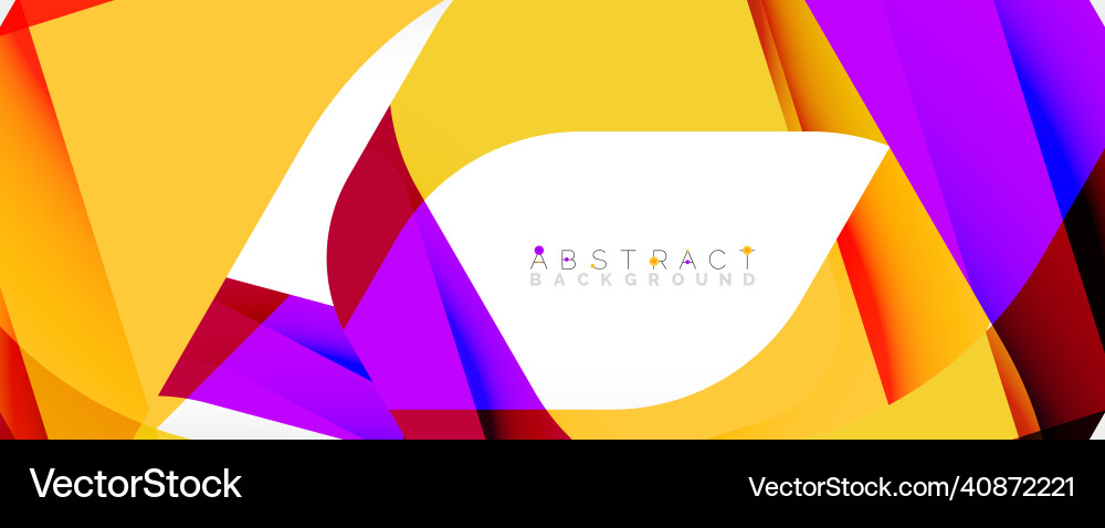 Geometric abstract background - multicolored Geometric abstract background - multicolored Vector Image