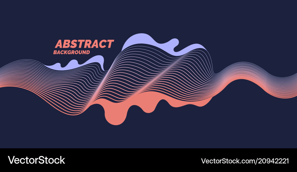 Organic forms with dynamic waves and lines Organic forms with dynamic waves and lines vector image