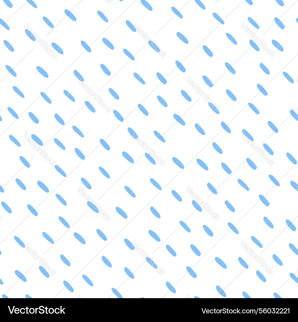 Small dash pattern simple rain background hand Vector Image