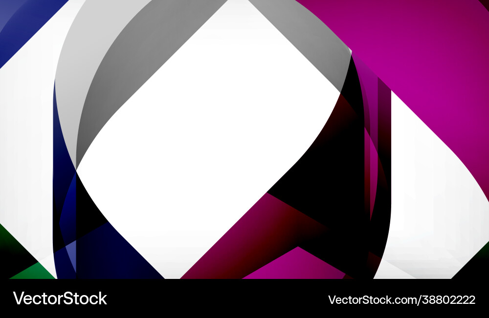 Abstract square shape with overlapping waves Abstract square shape with overlapping waves Vector Image