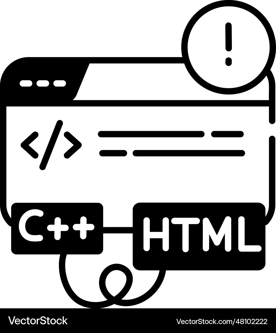 Code error Vector Image