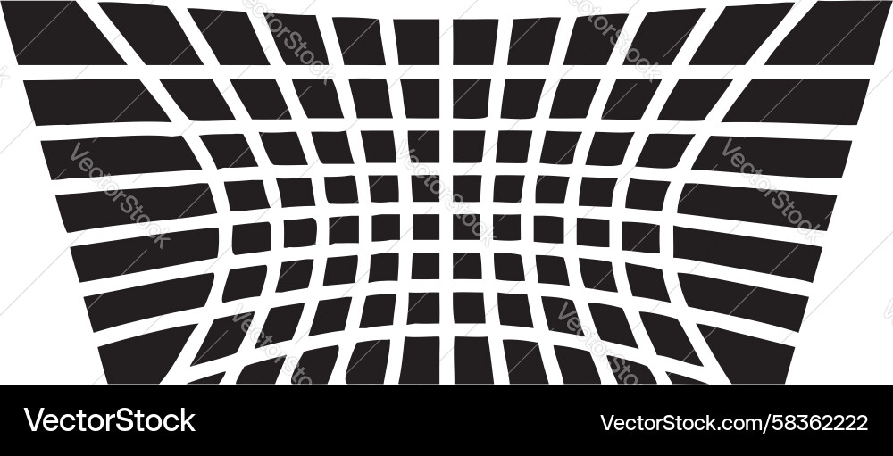 Dynamic Geometric Mesh Waveform Vector Image