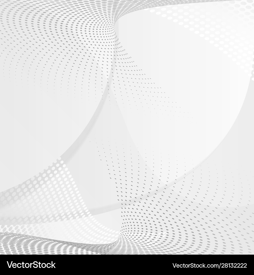 Grey Halftone Abstract Background vector image