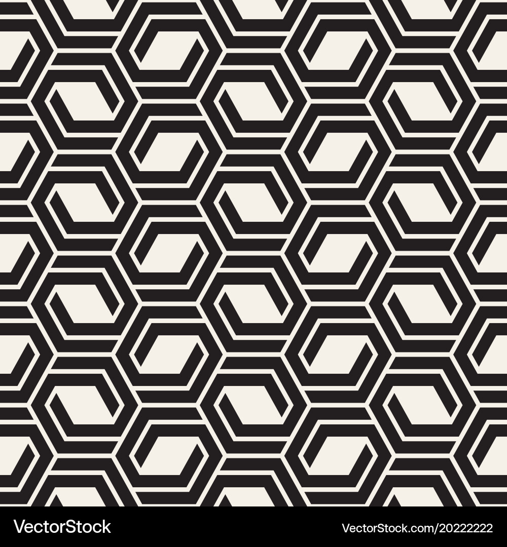 Modern Geometric Lattice Pattern vector image