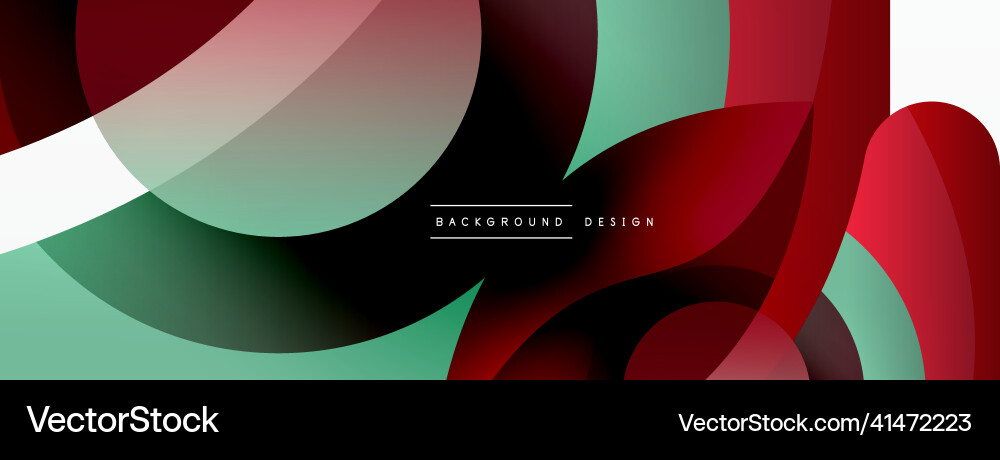 Abstract background with color geometric shapes Abstract background with color geometric shapes Vector Image