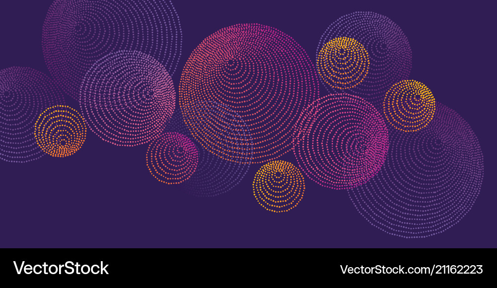Abstract dots circles luxury pattern Abstract dots circles luxury pattern vector image